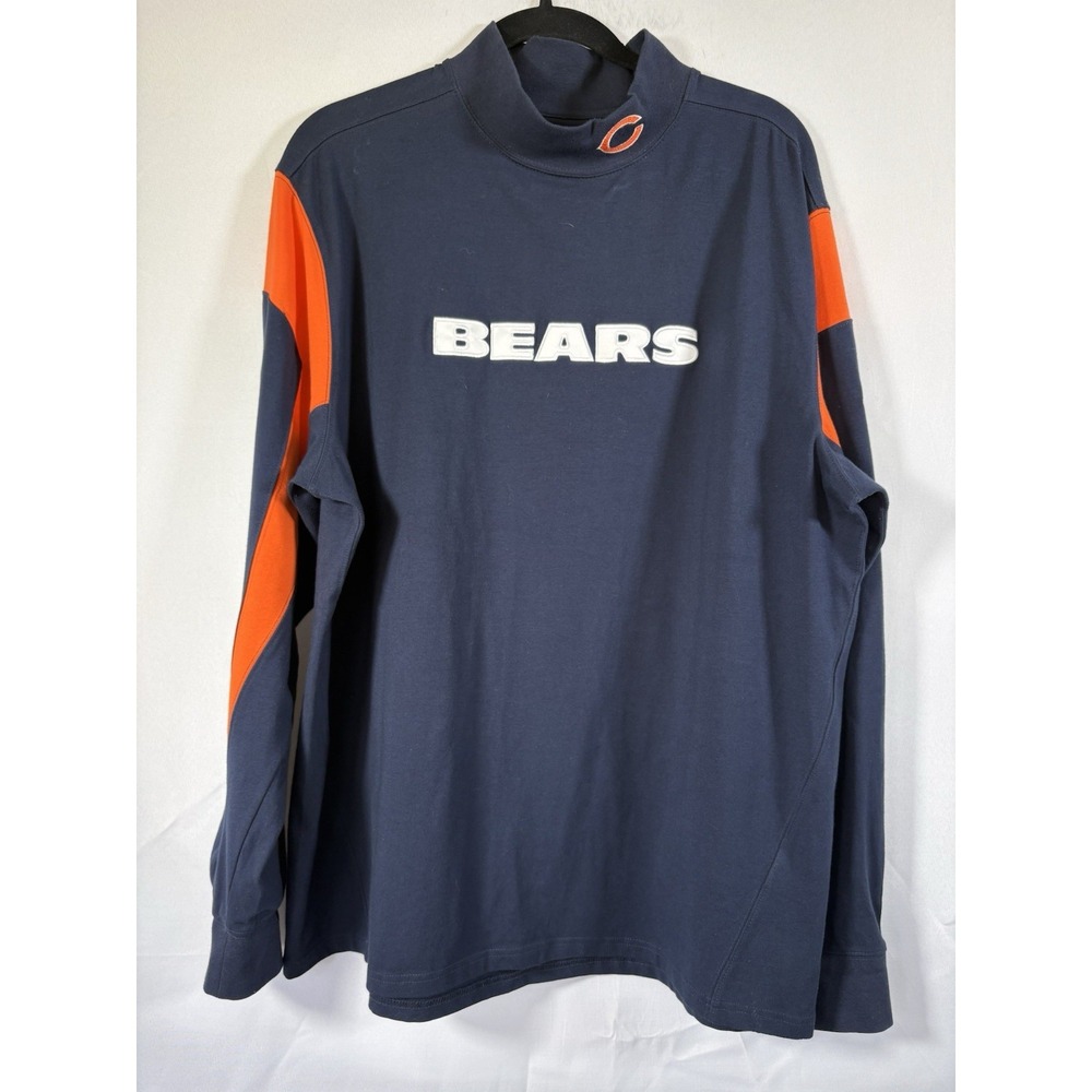 Reebok shirt size L chicago bears long sleeve pullover
